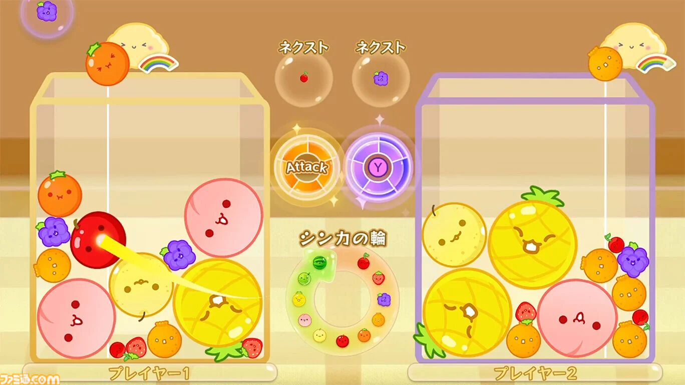 『スイカゲーム』オンライン対戦モードが5月23日に配信。世界中のプレイヤーとオリジナル・タイムリミット・アタックのルール3つで戦う