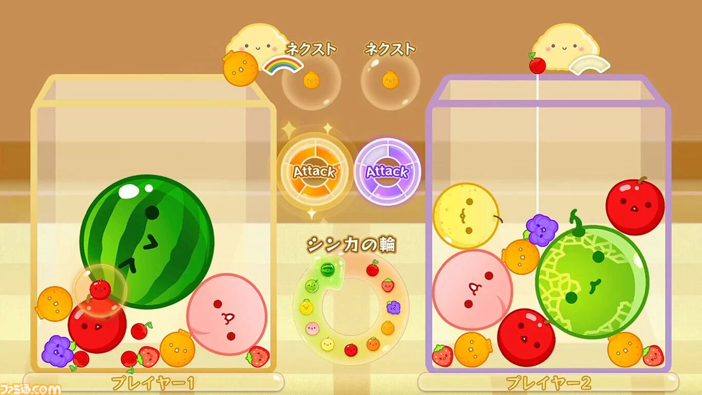 『スイカゲーム』オンライン対戦モードが5月23日に配信。世界中のプレイヤーとオリジナル・タイムリミット・アタックのルール3つで戦う