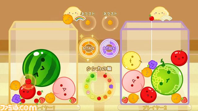 『スイカゲーム』オンライン対戦モードが5月23日に配信。世界中のプレイヤーとオリジナル・タイムリミット・アタックのルール3つで戦う
