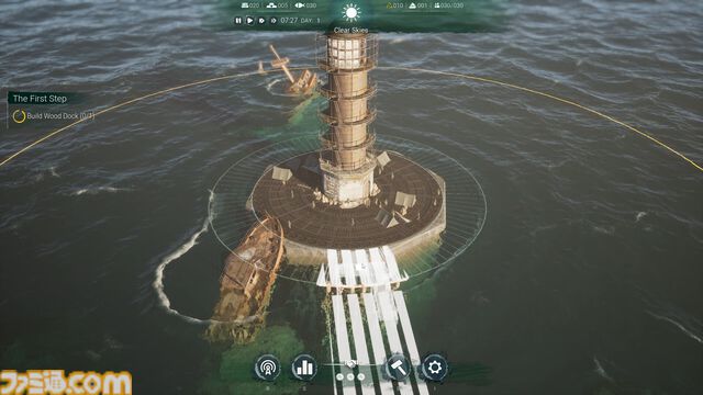 『Drownlight』大洪水に見舞われた世界で都市開発を行うシミュレーションゲームが公開。灯台の光を絶やさずに生存者を集め、闇の脅威を退く