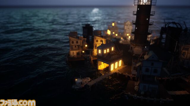 『Drownlight』大洪水に見舞われた世界で都市開発を行うシミュレーションゲームが公開。灯台の光を絶やさずに生存者を集め、闇の脅威を退く