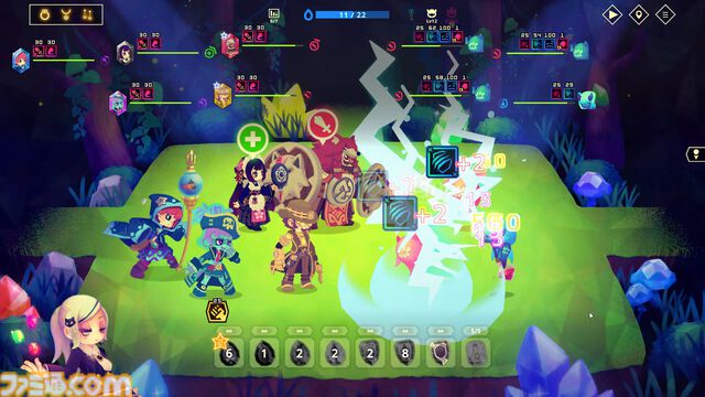 『ビビッドワールド』宝石の仲間と戦うパーティー構築型ローグライクが発売。『ビビッドナイト』続編がマルチプレイ対応や新バトルシステム搭載で進化