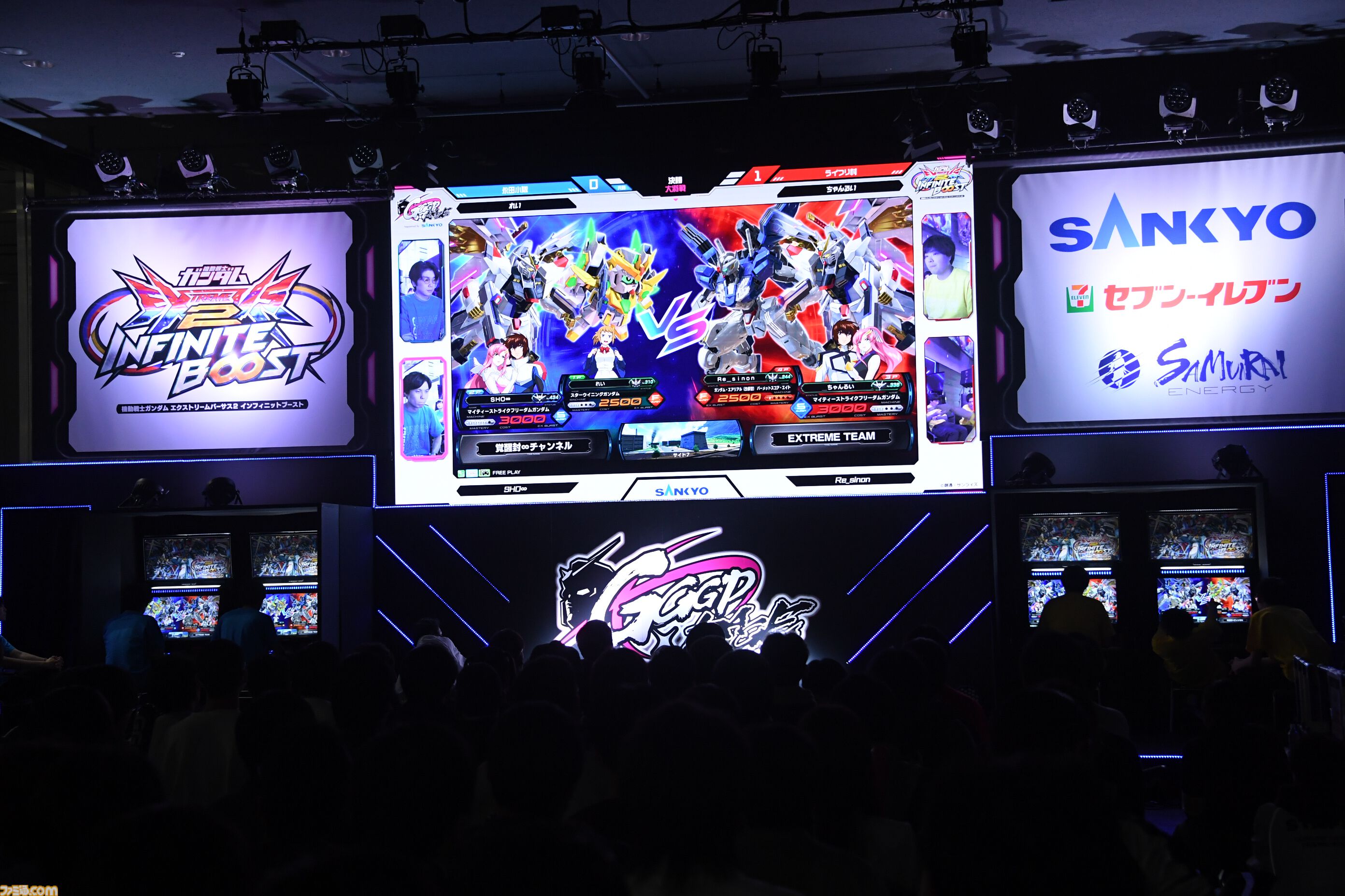 『機動戦士ガンダム EXVS.2 IB』スーパープレイ続出で会場大熱狂！ 極限の攻防で観客を歓喜の渦に巻き込んだ“GGGP×RAGE”OPEN部門 本戦をリポート