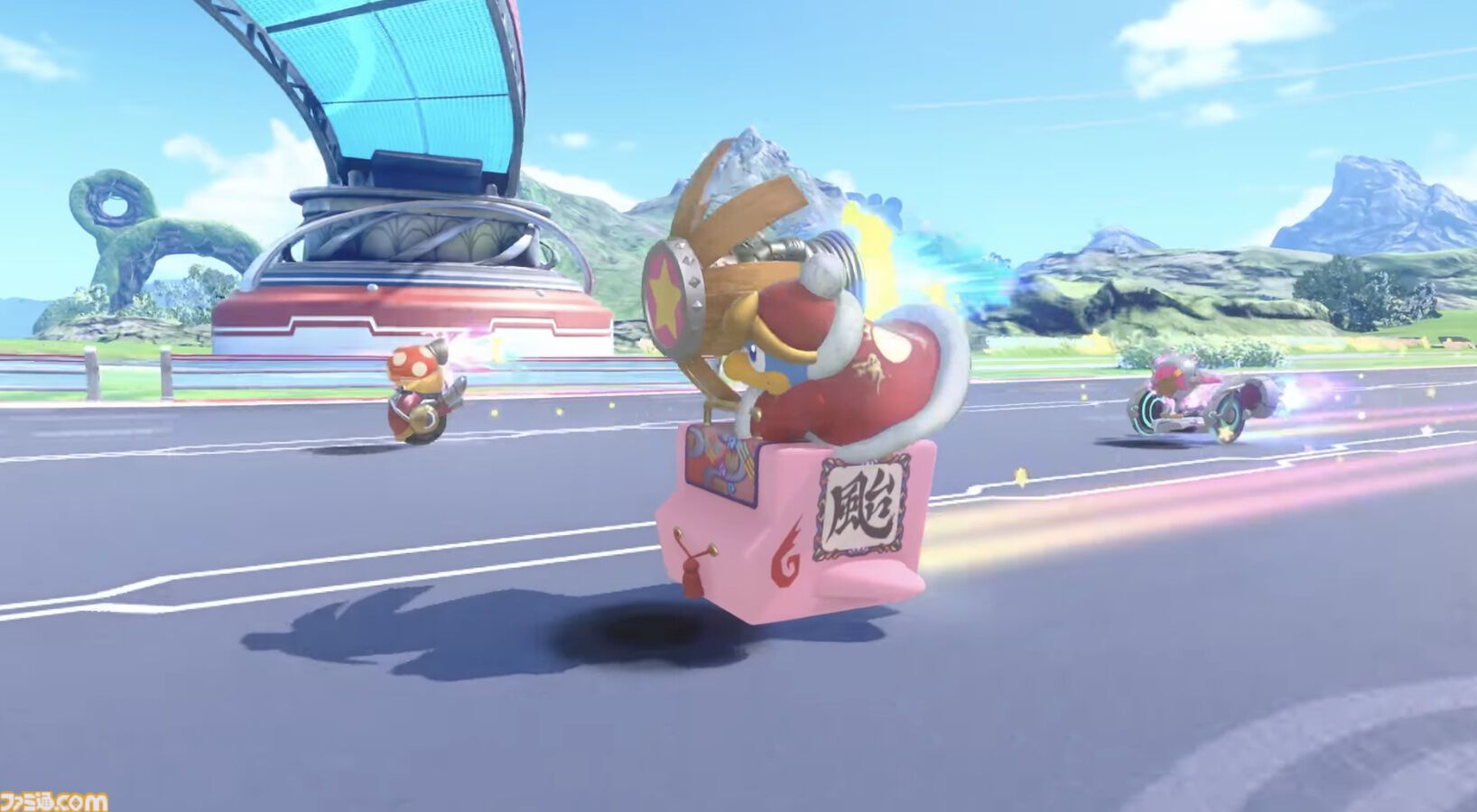 『カービィのエアライダー』マシンのお手入れをするメタナイトやギャラクティック・ノヴァの姿も。新たな紹介動画＆CMが公開