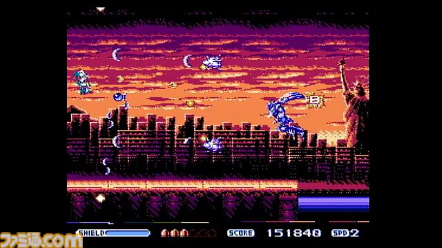 『超翼戦騎エスティーク』令和に生まれたファミコン用8bitシューティング。Switch、PS5、XBOX Series X|S、Steam版が2026年に発売