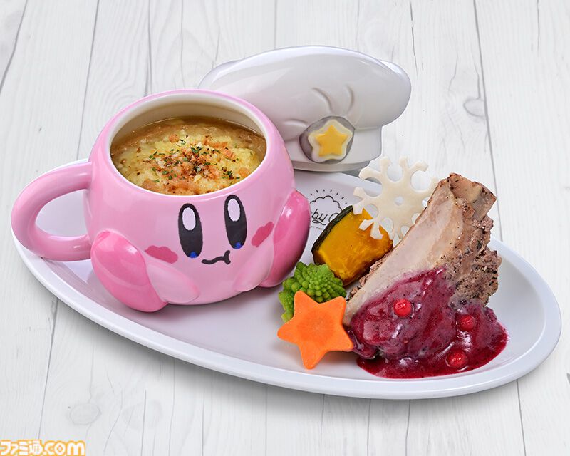 【カービィカフェ】冬季イベントが11月12日より開催。新作メニューはオニオンスープ＆スペアリブ、ガトーショコラのふたつ。ぽかぽか温まる＆美味しいメニューが登場