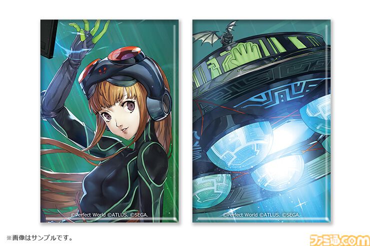 佐倉双葉 ペルソナ5 明智吾郎の華麗なる日常 缶バッジ ペルソナ5X』佐倉双葉（ナビ）の実装記念グッズが予約開始