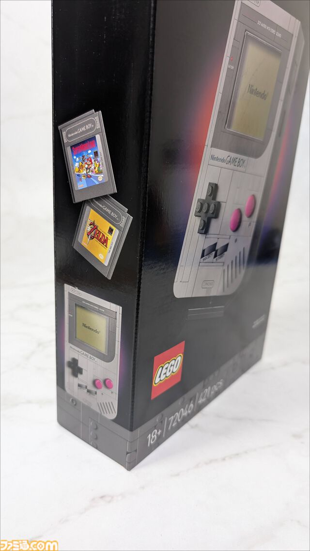 レゴのゲームボーイを作ってみました！ 実物と並べてわかる再現度の高さ、ボタンやスリッドのディテールに感動