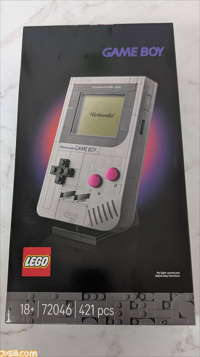 レゴのゲームボーイを作ってみました！ 実物と並べてわかる再現度の高さ、ボタンやスリッドのディテールに感動