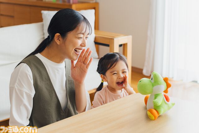 『マイマリオ』ヨッシーの新作アイテム登場。子ども向け無料アプリ、おしゃべりぬいぐるみ、amiibo対応つみきなどが11月18日より展開