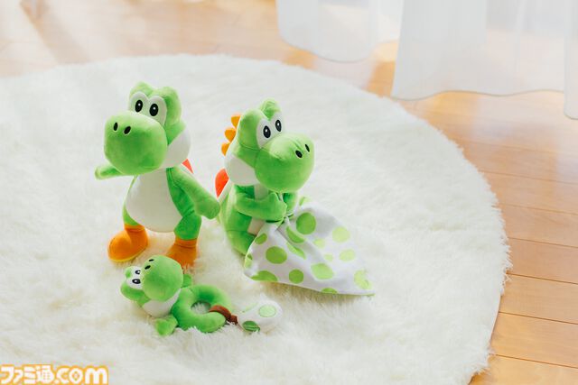 『マイマリオ』ヨッシーの新作アイテム登場。子ども向け無料アプリ、おしゃべりぬいぐるみ、amiibo対応つみきなどが11月18日より展開
