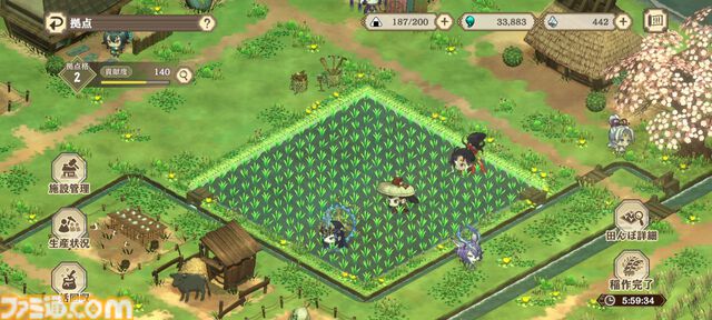 スマホ＆PC『天穂のサクナヒメ～ヒヌカ巡霊譚～』先行レビュー。稲作は代かき・田植え・水量調整・溝切り……と安心の細かさ。コシヒカリやひとめぼれの実装でお米がますます恋しくなる