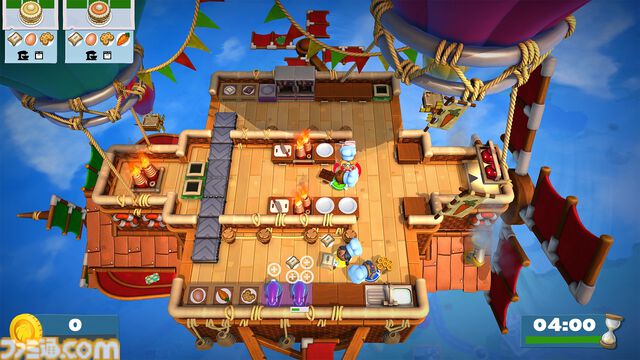 『オーバークック2』Switch2版が配信開始。4K 60FPSに対応、おすそわけ通信とカメラプレイ機能を使ったプレイが可能に。20%オフとなるセールも開催中