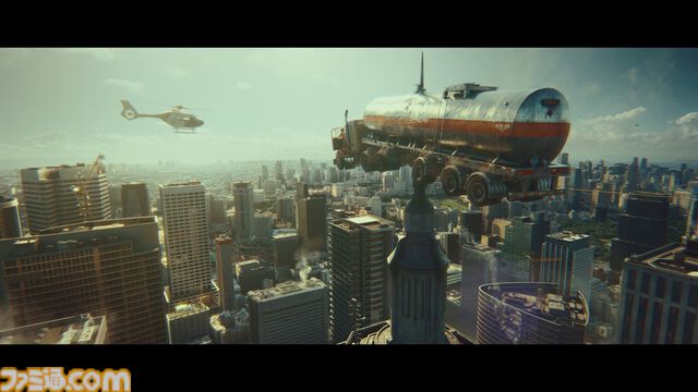 迫りくる電車からネコを救え！ 巨大魔人力士が登場するPS5のCMが両国駅巨大モニターに登場。PS5の魅力をアピールする“It Happens on PS5”キャンペーンの一環として実施