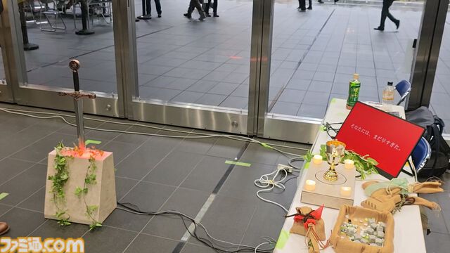 『伝説の剣』石座から剣を抜けるかチャレンジする設置型ゲーム。成功率5%未満。選ばれし者になろうとしたけどなれませんでした【デジゲー博2025】