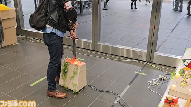 『伝説の剣』石座から剣を抜けるかチャレンジする設置型ゲーム。成功率5%未満。選ばれし者になろうとしたけどなれませんでした【デジゲー博2025】