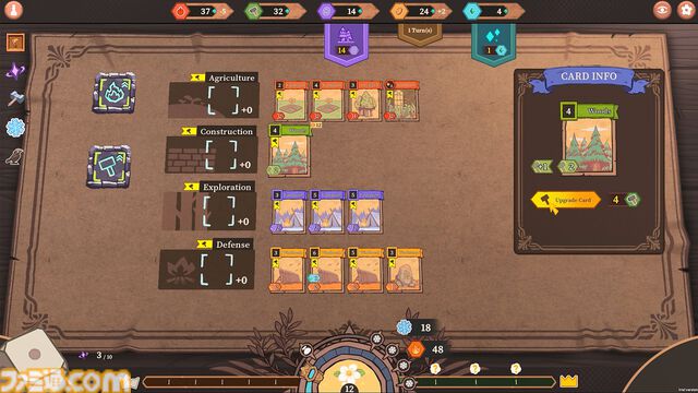 『ハーベストダイス：豊穣の女神からの祝福』ダイスとカードが鍵を握る集落建設ローグライク。凍てつく辺境を舞台に、戦略と運を武器に厳しい自然に立ち向かえ