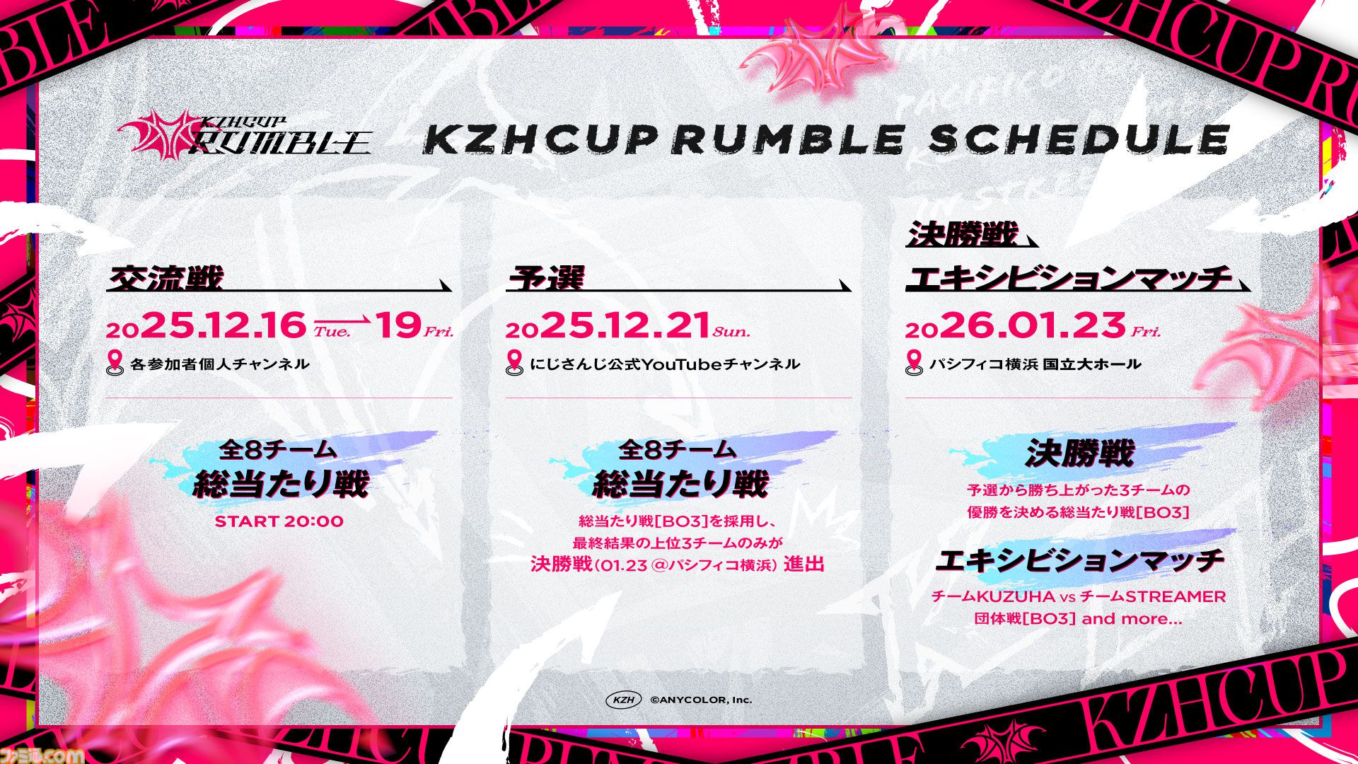 スト6】にじさんじ葛葉主催のリアルイベント“KZHCUP RUMBLE in STREET