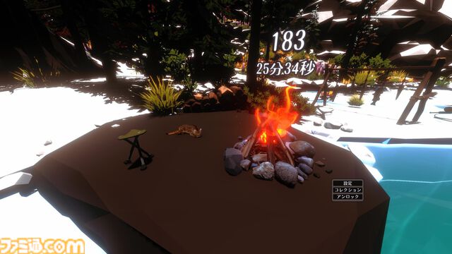 『たき火と猫』クリックやキー入力で火が灯るとネコがやたら集まる。作業のオトモにピッタリなチルい癒し系クリッカーゲームのSteamストアページが公開