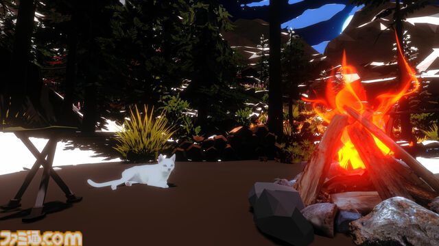 『たき火と猫』クリックやキー入力で火が灯るとネコがやたら集まる。作業のオトモにピッタリなチルい癒し系クリッカーゲームのSteamストアページが公開