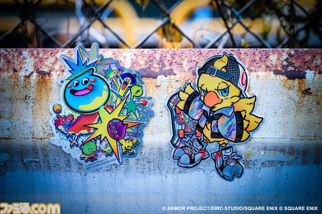 『ドラクエ』『FF』スライム＆チョコボのカラフルポップな“SHIBUYA ART”グッズにアルミマグネットが新たに登場。11/12よりSQUARE ENIX GARDENにて販売