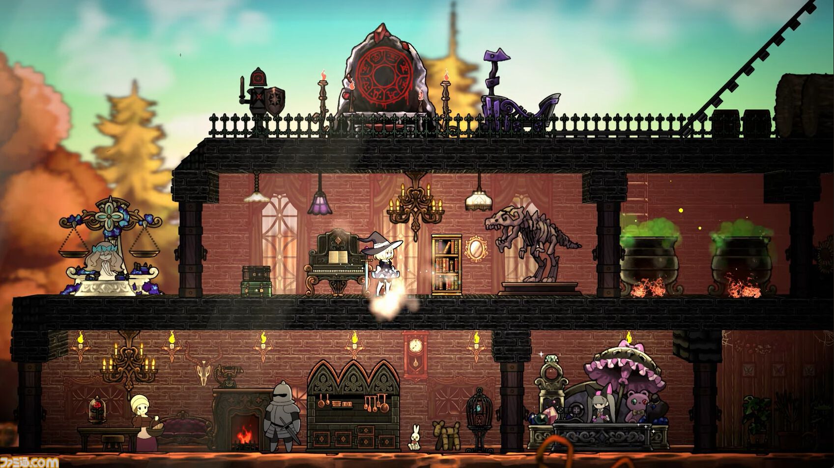 『ネバーグレイブ』2026年3月5日発売決定。ポケットペアの社内スタジオが贈る、呪われた帽子と進むメトロイドヴァニア×ローグライト【State of Play 日本】