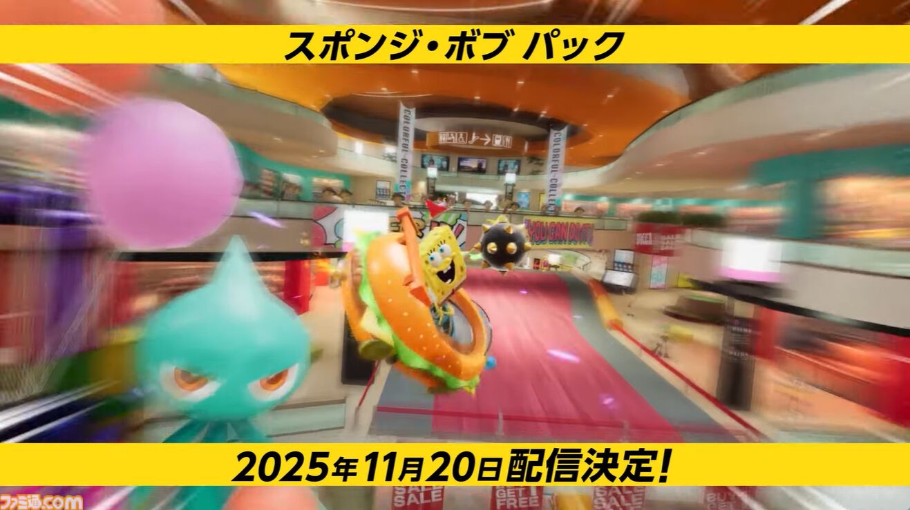 『ソニックレーシング クロスワールド』無償DLCでナイツ、アイアイ、タングル＆ウィスパーが実装。有償DLC第2弾“スポンジ・ボブ パック”は11月20日発売【State of Play 日本】