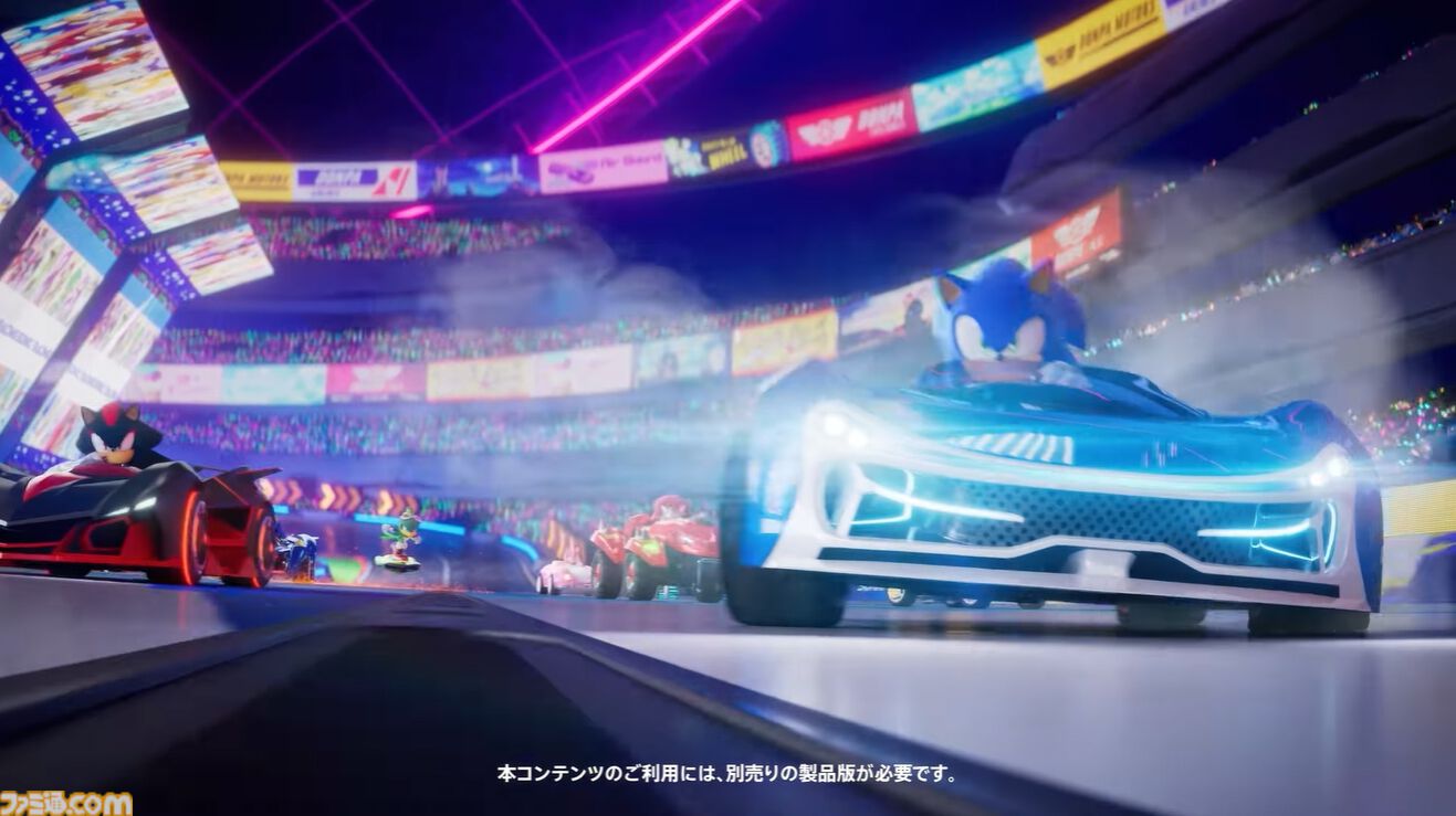 『ソニックレーシング クロスワールド』無償DLCでナイツ、アイアイ、タングル＆ウィスパーが実装。有償DLC第2弾“スポンジ・ボブ パック”は11月20日発売【State of Play 日本】