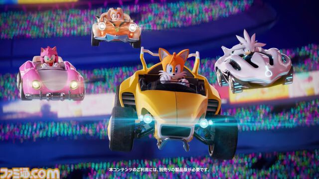 『ソニックレーシング クロスワールド』無償DLCでナイツ、アイアイ、タングル＆ウィスパーが実装。有償DLC第2弾“スポンジ・ボブ パック”は11月20日発売【State of Play 日本】