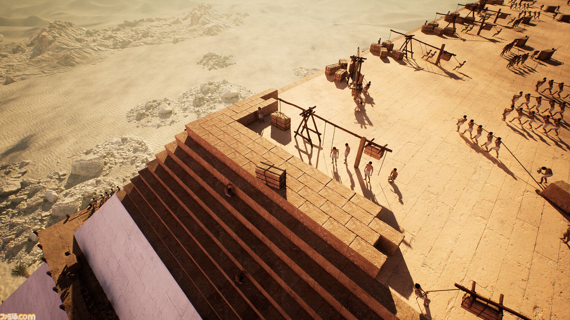 『Egypt Frontiers』古代エジプトの技術でピラミッドを建設するゲーム。労働者に指示を出し、時には自身も作業に加わる【本日（11/12）発売】