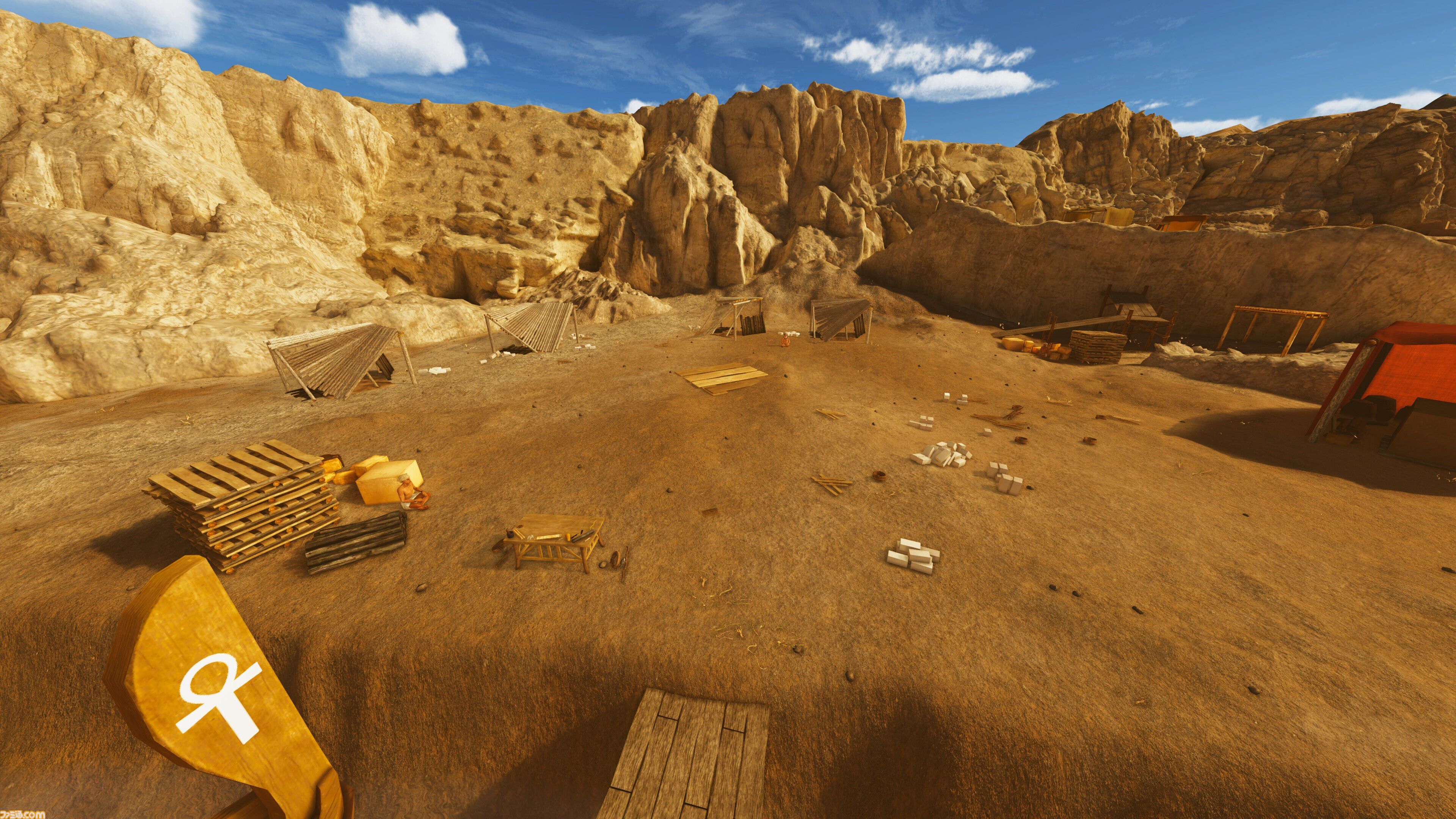 『Egypt Frontiers』古代エジプトの技術でピラミッドを建設するゲーム。労働者に指示を出し、時には自身も作業に加わる【本日（11/12）発売】