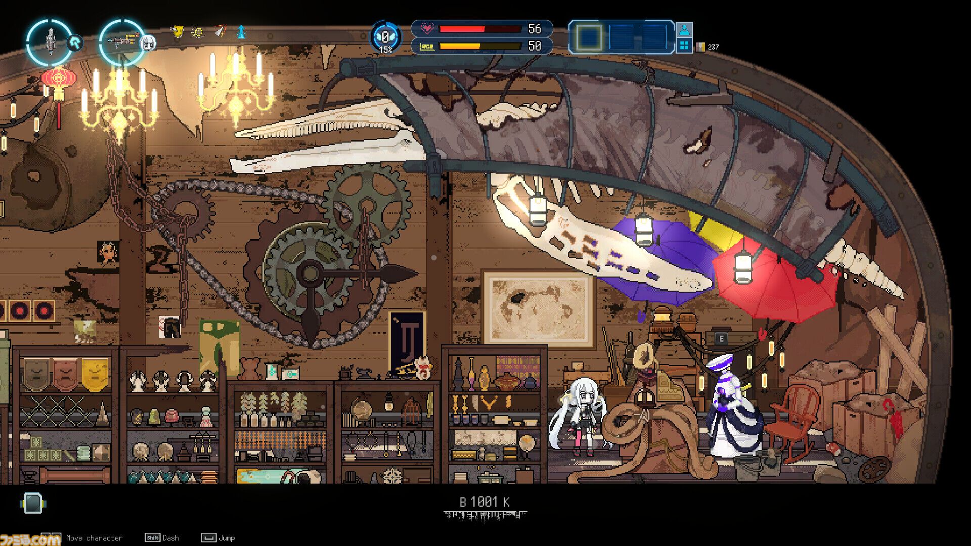 『Million Depth』100万階層の地底世界へ“墜ちる”ローグライクアクションが本日（11/12）発売。時間停止の力や武装クラフトを駆使し大切な“キミ”を見つける旅へ