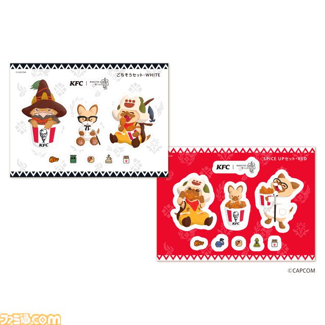 『モンハンワイルズ』がケンタッキーとコラボ。チャーム“バーレルアイルー”がもらえるコラボパックが11月19日より期間限定で販売