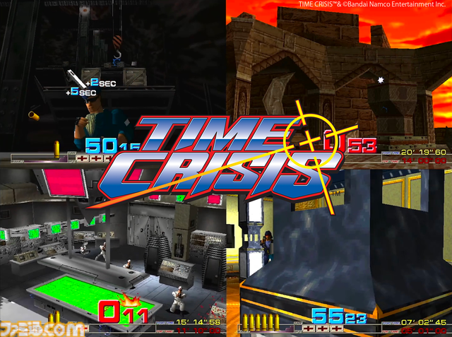 ガンコントローラーでゲーセンさながらのガンシューが楽しめる“G'AIM'E（ジーエイム）”が11月13日についに発売。『タイムクライシス』『ガンバレット』など名作ガンシューが現代に蘇る！