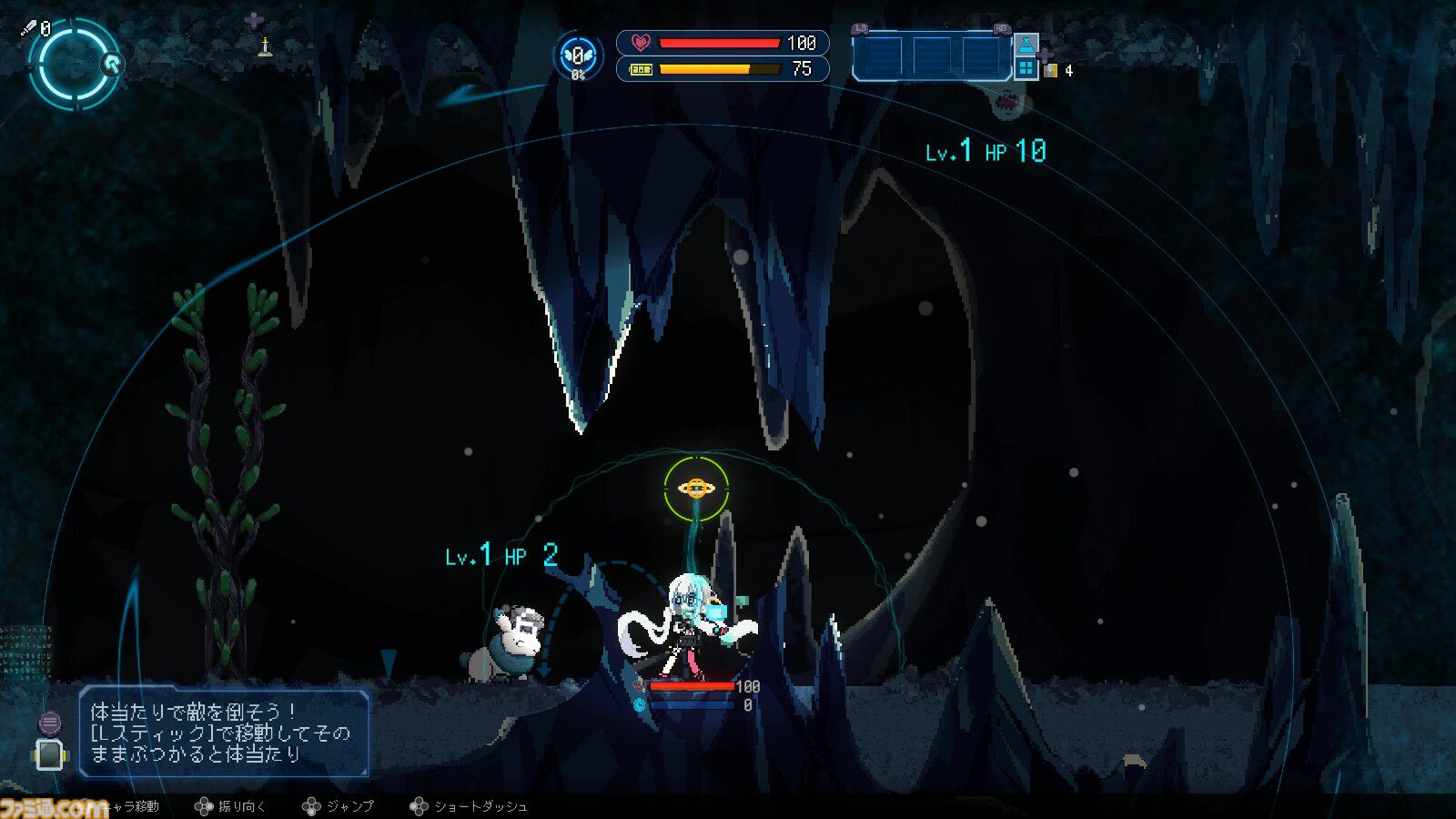 『Million Depth』レビュー。ギリギリ攻撃避けつつ敵を捌く時間停止バトルがお手軽ながら爽快なアクションストラテジー。それはそれとしてプレイすればするほど武器がどんどんバカになる