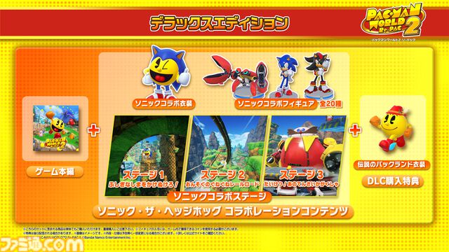 【パックマンワールド2 リ・パック】『ソニック』コラボDLCが配信開始。ソニックの宿敵“Dr.エッグマン”と対決するステージなどを収録