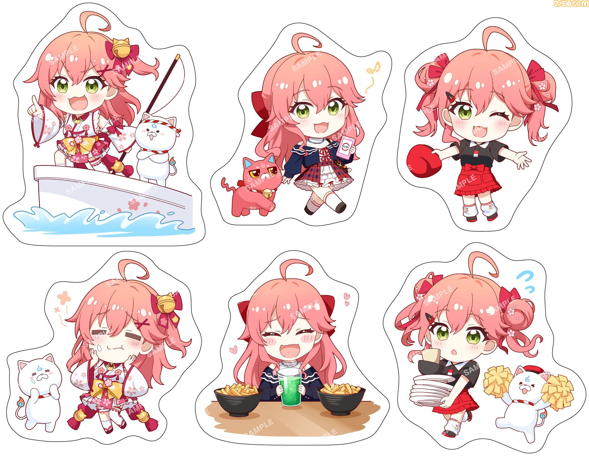 スシロー】さくらみこ初コラボが11月19日（水）より開催。ピック付き