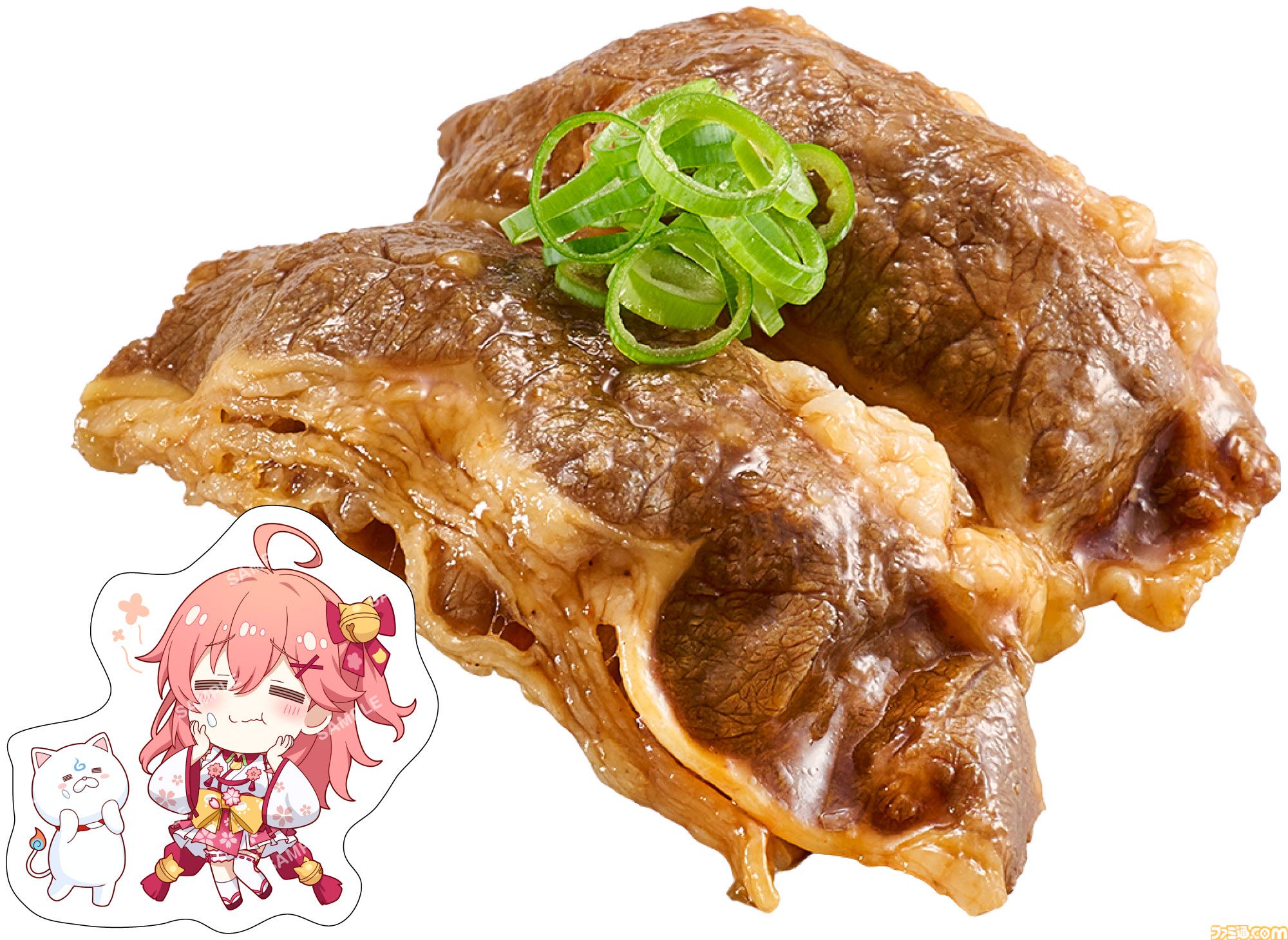 スシロー】さくらみこ初コラボが11月19日（水）より開催。ピック付き