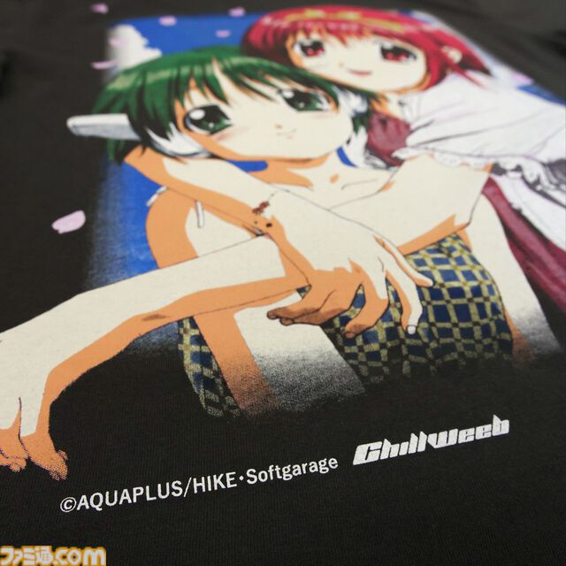 アニメ『ToHeart』がchillweebとコラボ。神岸あかりやマルチがプリントされたヴィンテージな雰囲気のあるオシャレな2種類のTシャツが登場