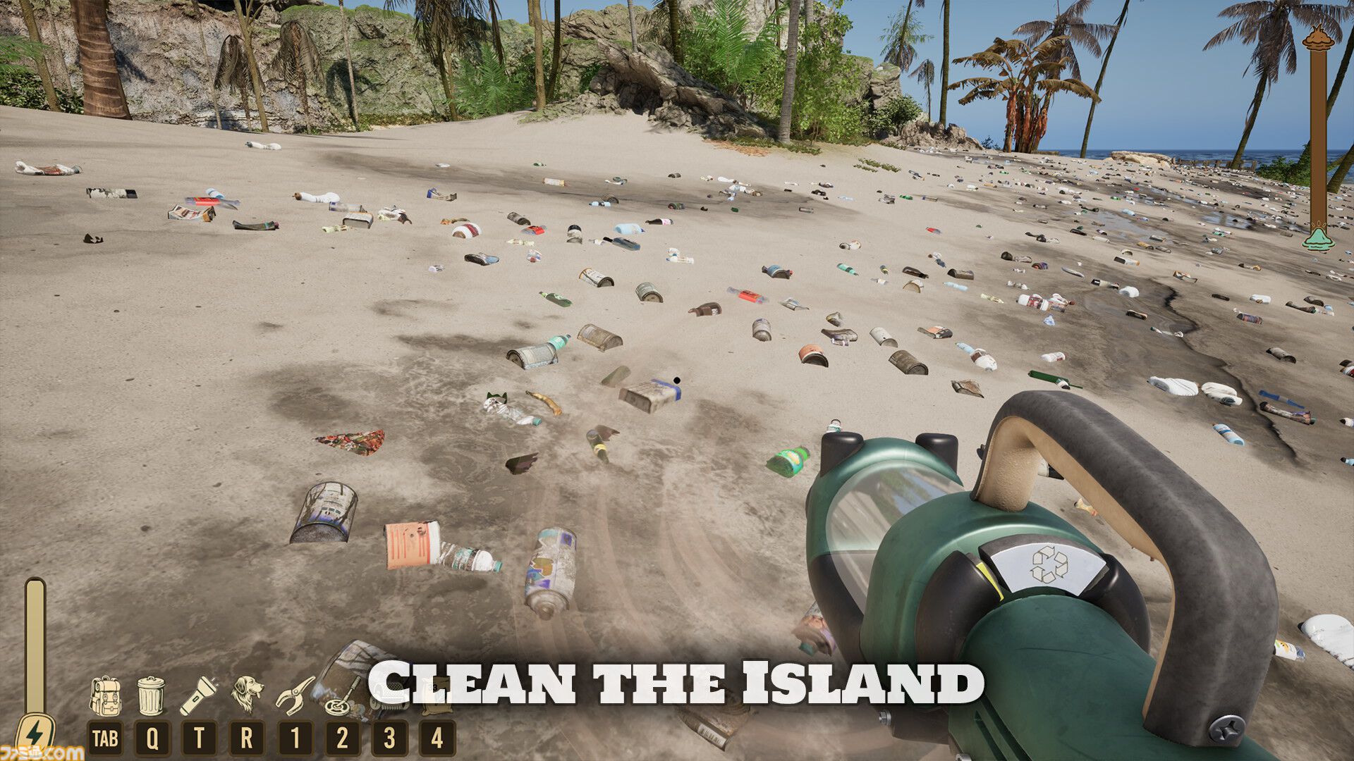 『Restore Your Island』犬といっしょに荒廃した島をおそうじするシミュレーターの“癒やしヂカラ”が凄そう
