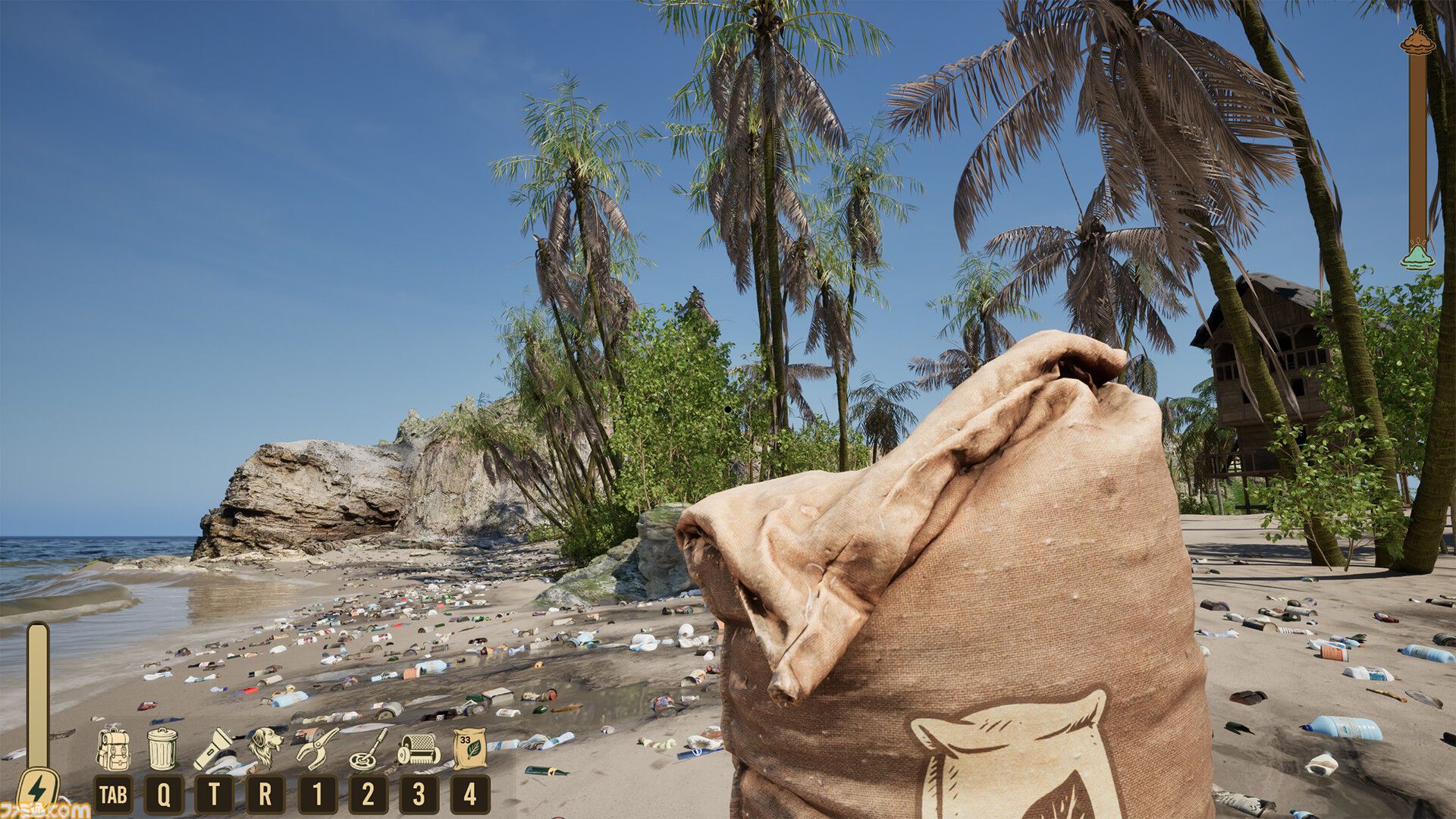 『Restore Your Island』犬といっしょに荒廃した島をおそうじするシミュレーターの“癒やしヂカラ”が凄そう
