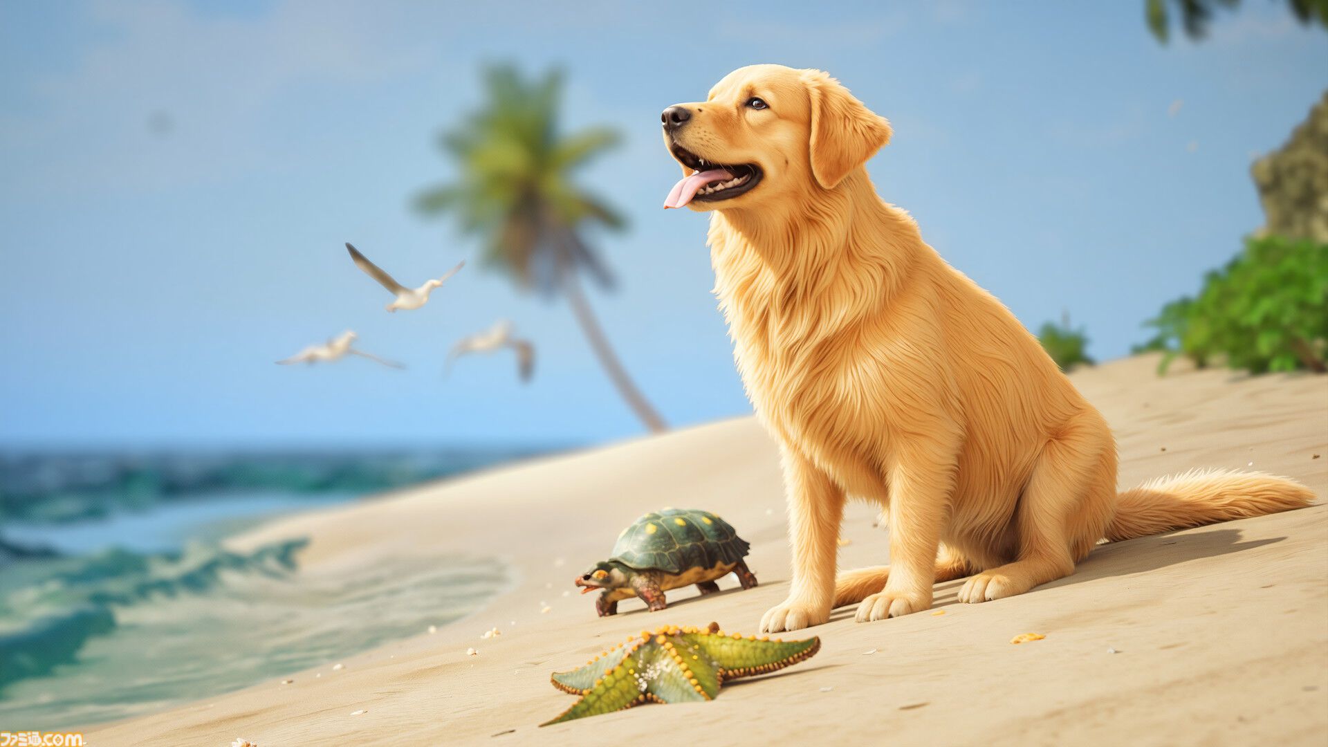 『Restore Your Island』犬といっしょに荒廃した島をおそうじするシミュレーターの“癒やしヂカラ”が凄そう