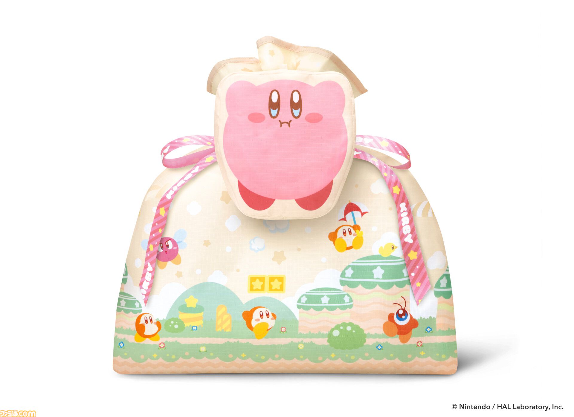 『星のカービィ』ファミマコラボ第2弾は11/18から。オリジナルデザインのファミチキ&中華まん袋、カービィアメ、『エアライダー』のクリアファイルなどを展開