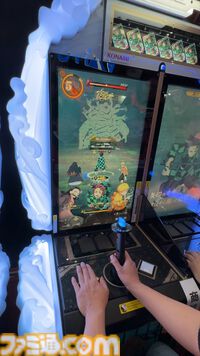 『鬼滅の刃 日輪バトルスラッシュ』日輪刀を操作して戦うアクションゲームがAMエキスポ2025で初プレイアブル。試遊レポや「鬼も登場する？」など気になる部分をチェック