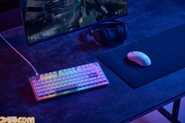 ラピッドトリガー対応のゲーミングキーボード“VK720Aシリーズ”が6月下旬にエレコムより発売。マウス操作がしやすいコンパクトサイズ