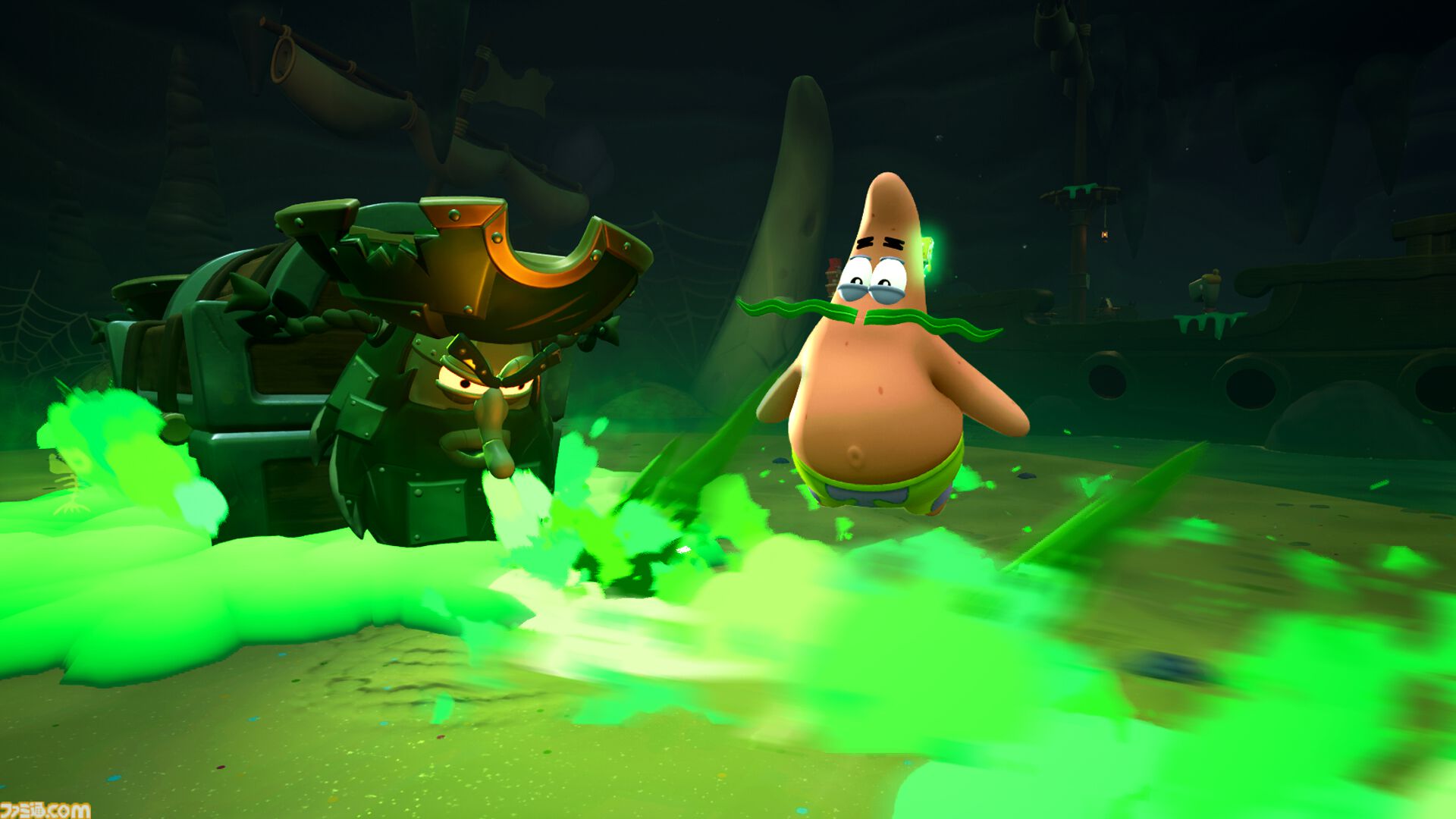 『スポンジ・ボブ：海の荒神たち』ビキニタウンをおばけ騒動から救うドタバタアクションアドベンチャーが本日（11/18）発売！