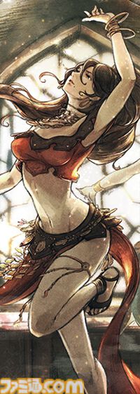 『オクトパストラベラー0』冒険をともにする新たなトラベラー・狩人、薬師、踊子の詳細が公開。フィールドコマンドや親交度、パーティーチャット、海での冒険も紹介