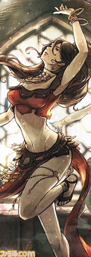 『オクトパストラベラー0』冒険をともにする新たなトラベラー・狩人、薬師、踊子の詳細が公開。フィールドコマンドや親交度、パーティーチャット、海での冒険も紹介