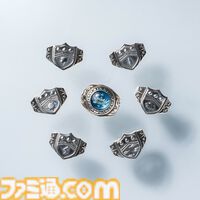 『リボーン』ボンゴレリングの再販受付がスタート。シルバー925素材で作られた大空のリング、晴、雷、嵐、雨、霧、雲のリングを用意