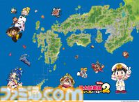 【桃鉄２】『桃太郎電鉄２』のMAPデザインをあしらったリバーシブルレジャーシートが予約受付中。東日本編・西日本編それぞれのMAPがビッグサイズの両面仕様レジャーシートに